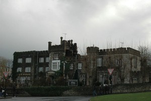 Ryde Castle after the fire