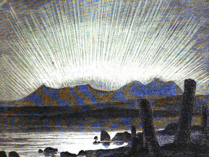 Aurora Borealis seen from Norway in 1869
